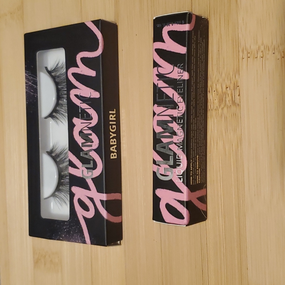 GLAMNETIC Babygirl lash and eyeliner set